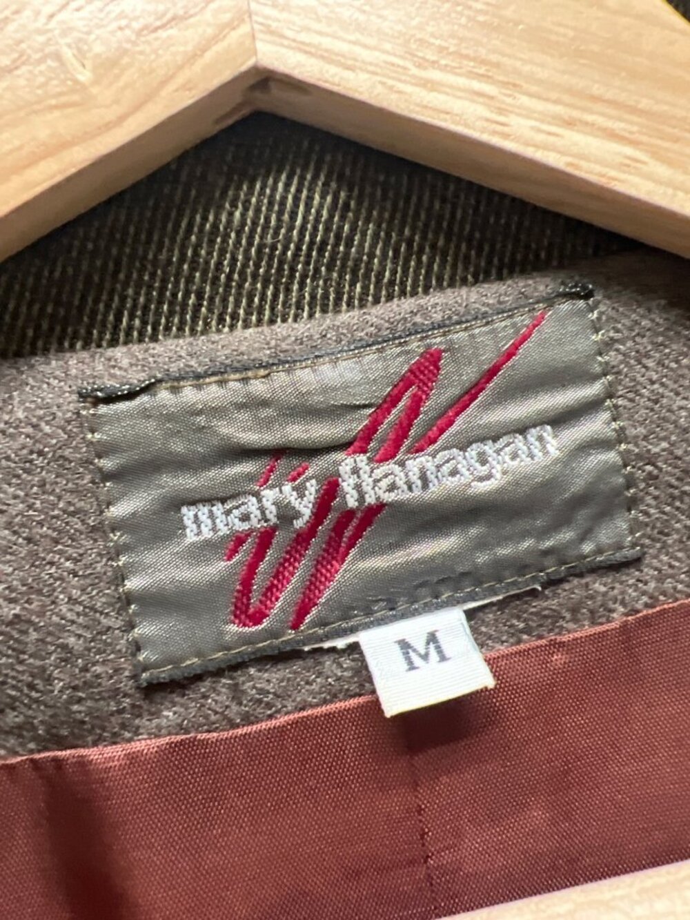 Mary Flanagan Vintage 80's Tweed and Corduroy Patchwork Jacket - Picture 5 of 8